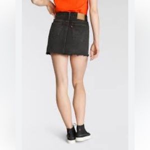 Levi’s deconstructed denim mini-skirt
